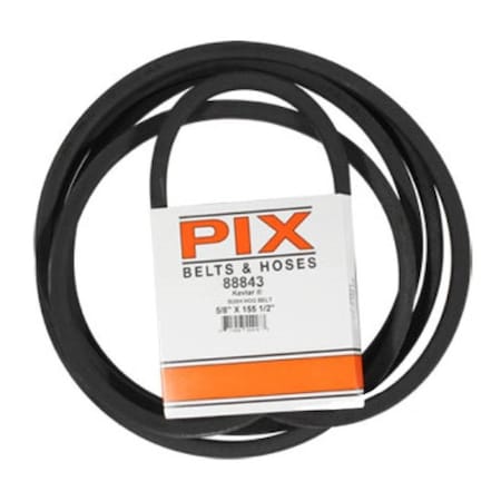 Aftermarket Finishing Mower 5/8" X 155.5" Drive Belt For Bush Hog ATH720 FTH720 + 88843